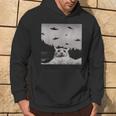 Alien Ufo Cat Hoodie Lebensstil