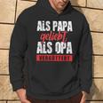 Als Papa Geliebt Als Opaergöttert German L S Kapuzenpullover Lebensstil