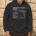 Anderson Island Washington Proud Nutrition Facts Hoodie Lifestyle