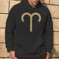 Aries Astrological Symbol Ram Zodiac Sign Hoodie Lifestyle