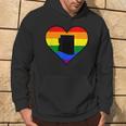 Arizona Gay Pride Heart Hoodie Lifestyle