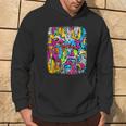 Artista De Graffiti En Estilo Urbano Graffiti De Arte Sudadera Estilo de vida