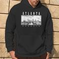 Atl Atlanta Skyline Pride Black & White Vintage Georgia Hoodie Lifestyle