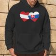 Austria Flag Slovak Flag Austria Slovakia Hoodie Lebensstil
