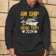 Aw Ship It's A Graduation Trip 2024 Senior Graduation 2024 Hoodie Lifestyle