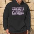 Awesome Like My Daughter Fathers Day Dad Groovy Hoodie Lifestyle