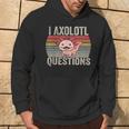 I Axolotl Preguntas Retroinatge Divertido Lindo Axolotl Sudadera Estilo de vida
