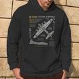 B-17 Flying Fortress Ww2 B-17G Bomber Vintage Aviation Hoodie Lifestyle