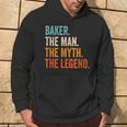 Baker The Man The Myth The Legend First Name Baker Hoodie Lifestyle