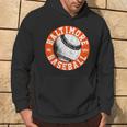 Baltimore Baseball Retro Vintage Baseball Lover Hoodie Lifestyle