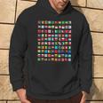 Banderas Internacionales Del Mundo Banderas Mapa Del Mundo Sudadera Estilo de vida