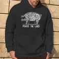 Barbecue Father Grilling Praise The Lard BaconHoodie Lifestyle