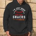 Baseball Lover I'm Just Here For The Snacks Toddler Hoodie Lifestyle