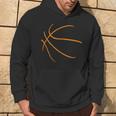 Basketball Silhouette Bball Player Coach Sports Baller Hoodie Lifestyle