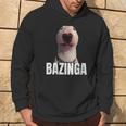 Bazinga Cringe Meme Dog Genz Trendy Nager Slang Hoodie Lifestyle