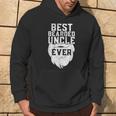 Best Bearded Uncle Ever Father's Day Facial Hair Hoodie Lifestyle