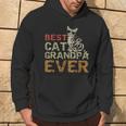 Best Cat Grandpa Ever Cat Kitty Lover Retro Style Hoodie Lifestyle