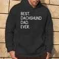 Best Dachshund Dad Ever Teckel Dachshund Papa Kapuzenpullover Lebensstil