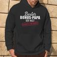 Bester Bonus Papa Der Welt Kapuzenpullover Lebensstil