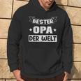 Bester Opa Vater Der Welt Vintage Retro Father's Day Black Hoodie Lebensstil