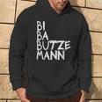 Biba Butzemann Schwarzes Hoodie, Graffiti-Schrift Design Lebensstil