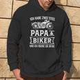 Biker Papa Motorradfahrer Motorrad Kapuzenpullover Lebensstil