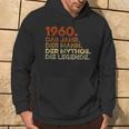 Birthday Vintage 1960 Man Myth Legend Hoodie Lebensstil