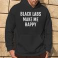 Black Lab Dog Lover Cute Labrador Dogs Saying Hoodie Lifestyle