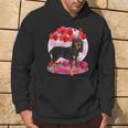 Black And Tan Coonhound Heart Valentine Day Decor Hoodie Lifestyle