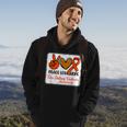 Bleached Peace Love Hope N Dating Violence Awareness Hoodie Lifestyle
