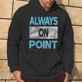 Blue Always On Point Blue Color Graphic Hoodie Lifestyle