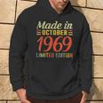 Born October 1969 Birthday Made In 1969 51 Years Old Hoodie Lifestyle