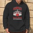 Bowling Never Underestimate Old Man Bowling Ball Bowler Hoodie Lifestyle