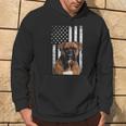 Boxer Dog American Flag Boxer Dad With Us Flag Hoodie Lifestyle