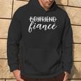 Boyfriend Fiancé Engagement Engaged Couple Matching Hoodie Lifestyle