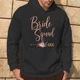 Bride Squad Bridal Shower Bridesmaid Wedding Party Hoodie Lifestyle