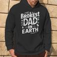 Brokest Dad On Earth Papa Daddy Outfit Father's Day Hoodie Lifestyle
