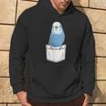 Budgie Chest Pocket Bird Pet Welli Hoodie Lebensstil