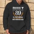 Built 89 Years Ago 89Th Birthday 89 Years Old Bday Hoodie Lifestyle