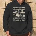 Camping Morning Wood Campgrounds Pitch A Tent Hoodie Lifestyle