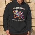 Cat Retired Lovin Mondays Meow Animal Lover Retirement Hoodie Lifestyle