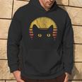 Cat Retro Vintage Hoodie Lebensstil