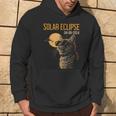 Cat Watching Eclipse 2024 Eclipse Solar 2024 Cat Hoodie Lifestyle
