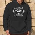 Certified Muscle Mommy Gym For Women Hoodie Lifestyle