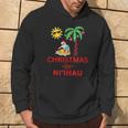 Christmas In Ni'ihau Deck The Palm Trees Hawaii Vacation Hoodie Lifestyle