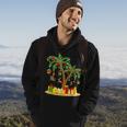 Christmas Palm Tree Tropical Xmas Coconut Matching Family Hoodie Lifestyle