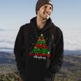 Christmas Tree All Booked For Christmas Book Xmas Lights Hoodie Lifestyle
