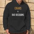 Cigars And Bad Decisions Vintage Old Hoodie Lifestyle