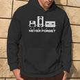 Cinta De Cassette De Audio Never Forget Sudadera Estilo de vida