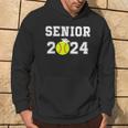 Class Of 2024 Softball Player Senior 2024 High School Grad Hoodie Lifestyle
